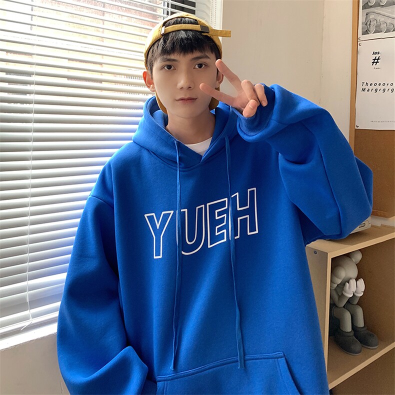 抖音供货、复合360克现货字母印花连帽卫衣宽松D223A-WY2216-P50,男装卫衣,电商019-1