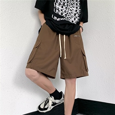 五分裤夏季潮青春流行休闲裤时尚潮牌文艺男直筒宽松型原宿，男装休闲裤，星座716-3