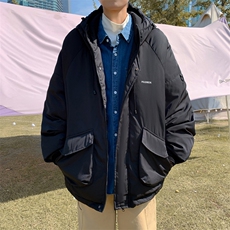 潮牌高街潮棉服男女冬装ins潮流M0166-P95，男装棉衣，星座308B-1