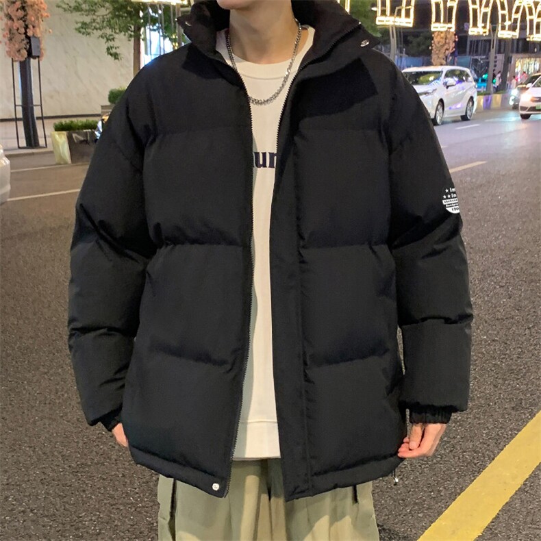 2024冬季新款港风外景大码厚板刻字棉衣M-5XHM24753-9-特P55，男装棉衣，电商A022