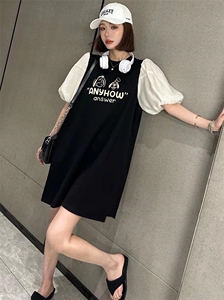 2023夏季新款时尚休闲百搭气质潮连衣裙,女装连衣裙,L·H·X