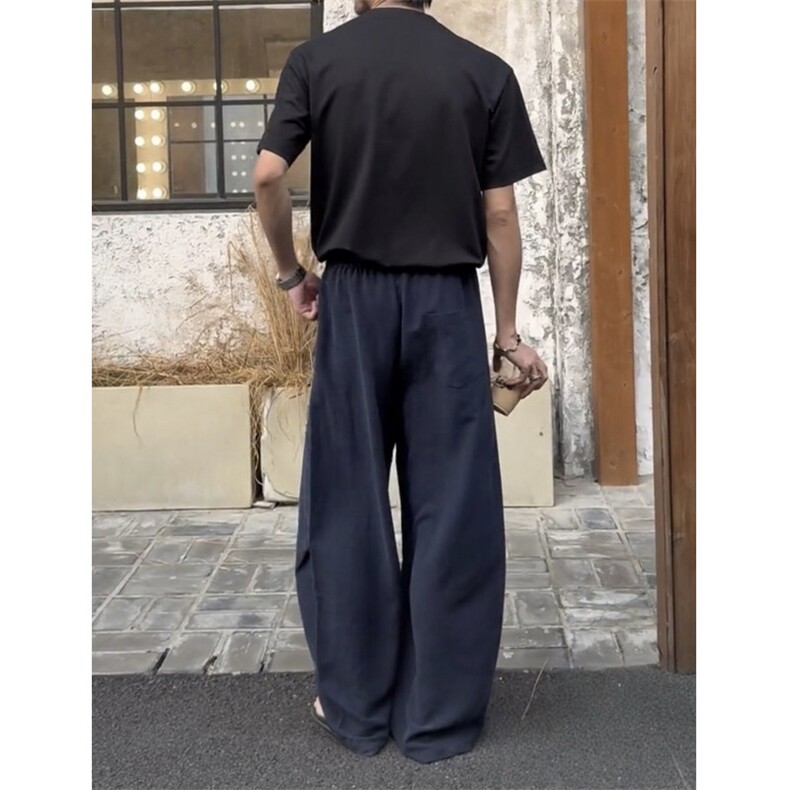 网图现货A807-P45原版天丝麻裤45%莱赛尔42%人棉
9%锦纶4%亚麻,男装休闲裤,电商B335