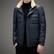 CAH2805钱塘2020-2冬季厚款时尚休闲简约百搭中年男士羽绒服P230，男装羽绒服，钱塘207-2