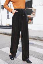 丝绒阔腿裤，其它，盛歌玛