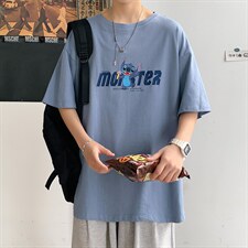 ！2023夏季新款男士短袖T恤宽松百搭半袖体恤衫T2153P25图片
