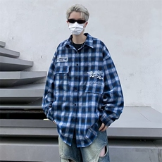 衬衫男长袖2024新款潮牌秋装上衣痞帅休闲衬衣外套男春秋季，男装衬衫，星座716-2