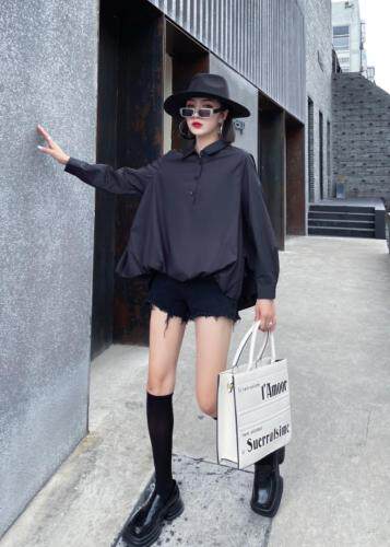 2121秋装现货下摆不规则衬衣，其它，琼卿格