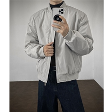 冬季clean纯色棒球服领棉服加厚短款棉衣HZ8815-特P68不议价，男装棉衣，星座610B-1