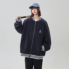 WY208/P75春装新款高品质不起球刺绣卫衣男立领棒球服潮外套，男装卫衣，电商基地A050