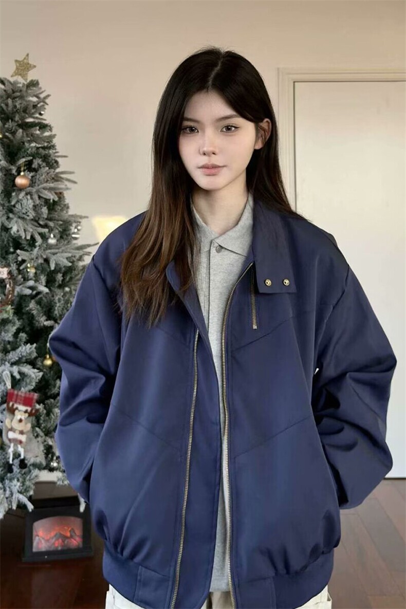 cra美式解构飞行夹克男款秋季cleanfit短款外套高级感痞帅棒球服,男装夹克,星座908-1