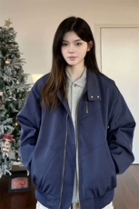 cra美式解构飞行夹克男款秋季cleanfit短款外套高级感痞帅棒球服，男装夹克，星座908-1