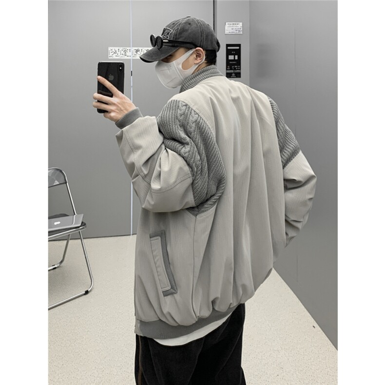美式vibe风裤子高街黑色微喇牛仔裤男款春秋潮牌痞帅修身直筒长裤,男装夹克,星座1005