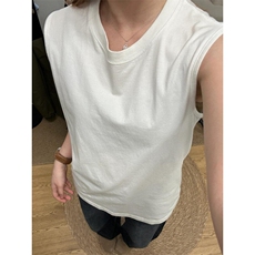 纯色竖条纹背心男春夏季美式潮牌修身显肌肉运动健身情侣无袖T恤，男装背心/马甲，星座1007（原301D）