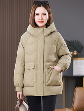 2025年冬季保暖休闲风显瘦羽绒服现货，女装羽绒服，婷思杰（原婷想服饰）