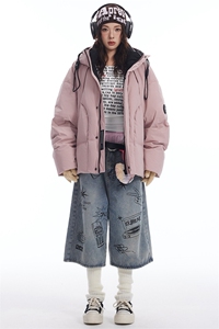 2025冬美式潮牌立领夹克保暖羽绒服男潮牌休闲宽松羽绒服599图片