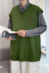 马甲男2024秋冬新款休闲时尚韩版潮青少年坎肩A161-2-MJ2211-P45图片