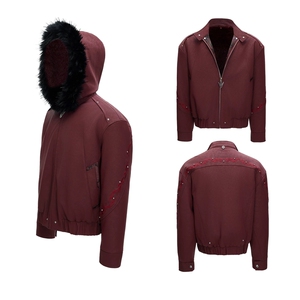 网图 赤焰重磅刺绣pu加厚保暖座山雕外套棉服夹克冬mj1115-p198图片