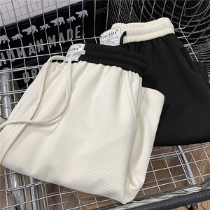 重磅新品华夫格刺绣贴标撞色短裤凉感男X416B-1-DK1108-特P30限58图片