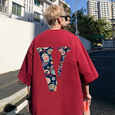 量大优供视频220克美式短袖t恤T3080得物直播有280克品质，男装T恤，电商A486