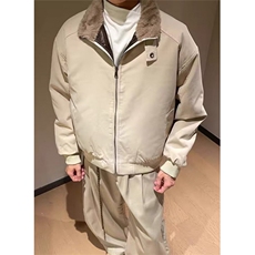 冬季美式拼蛇皮纹PU皮棉衣ing短款保暖夹克座山雕棉服男MJ101，男装夹克，星座1116A（原606A-3）