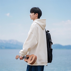 B225-A6437-P55-X69-连帽卫衣-印花-聚酯纤维，男装卫衣，电商B225