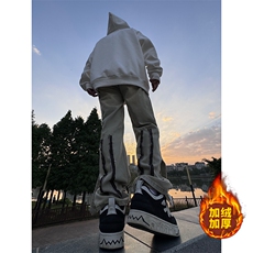 B221美式ins高街加绒加厚牛仔裤LK23028-P60控78P70控98，男装牛仔裤，电商B221