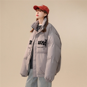 中性风新款冬季时尚立领情侣加厚情侣羽绒服外套YR224P195控258图片