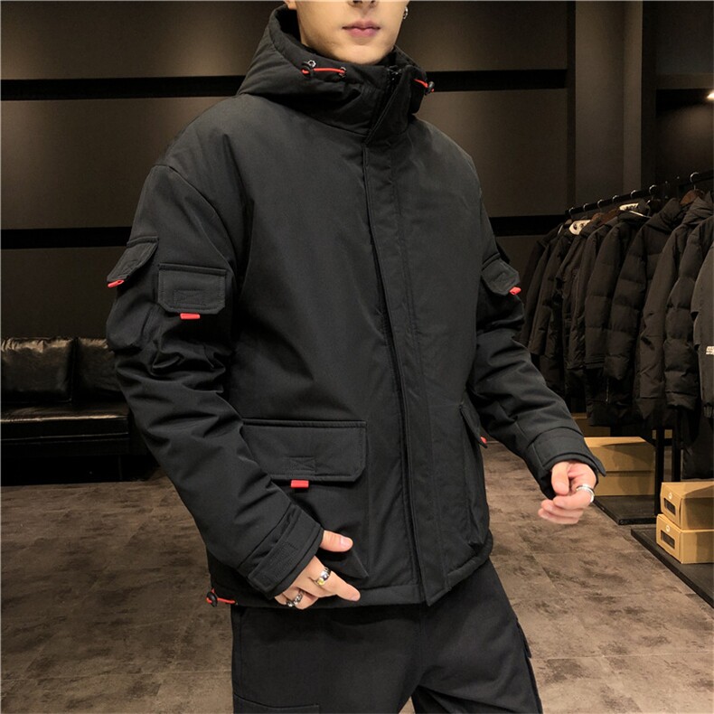 M-8XL男冬装加棉加绒连帽工装棉衣外套5032-1_M06,男装棉衣,星座1516-1