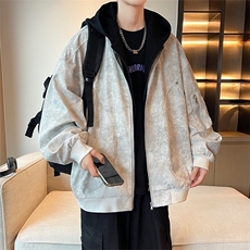 春季假两件青少年百搭夹克情侣春装外套XZ102B-1-JK2533P90，男装夹克，星座102B-1