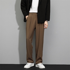 加绒加厚休闲长裤男秋冬季大码西装裤子217-2-HK2358-P45加绒55，男装西服套装，星座217-2