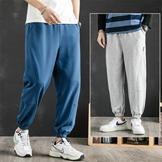 2021春夏束脚九分裤男士韩版百搭潮牌运动休闲裤DT，男装休闲裤，电商A102
