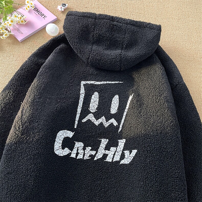 羊羔绒外套男冬季加绒加厚棉服羊羔毛毛绒棉衣XM88121-特批100,男装棉衣,电商A042