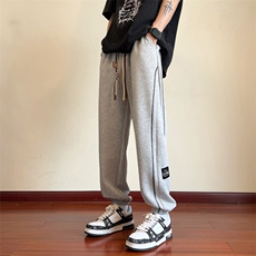 ！2023秋冬男士运动裤百搭加绒加厚学生卫裤WK2006P50加绒P60，男装休闲裤，电商B220