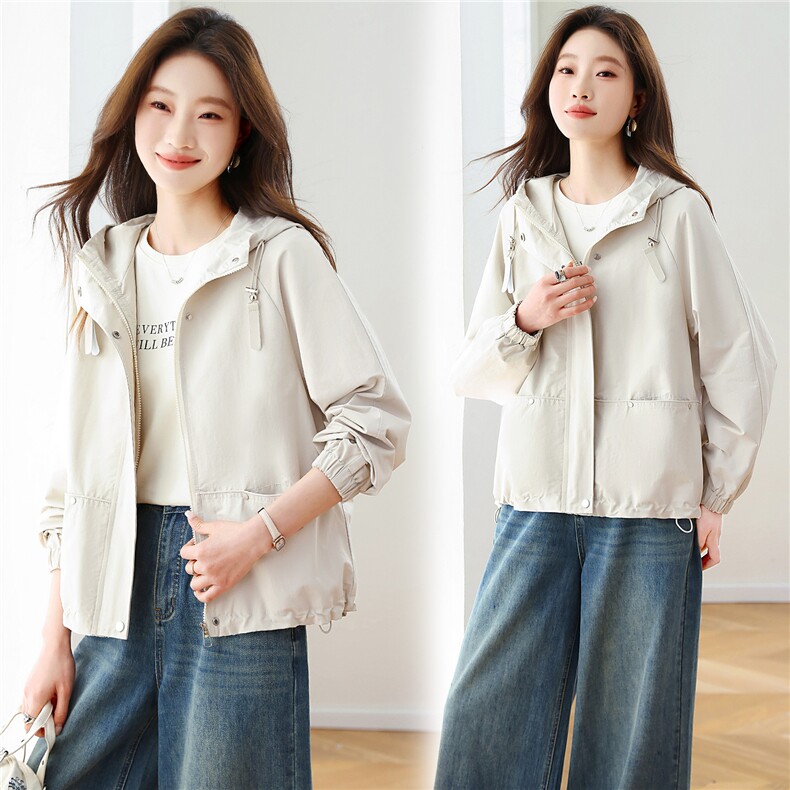 现货！现货！2026春季新款宽松时尚休闲短款外套女，女装短外套，以桐