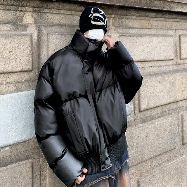 冬季加厚男款棉服保暖冬装宽松百搭棉衣面包服外套纯色棉袄Y134,男装棉衣,星座506