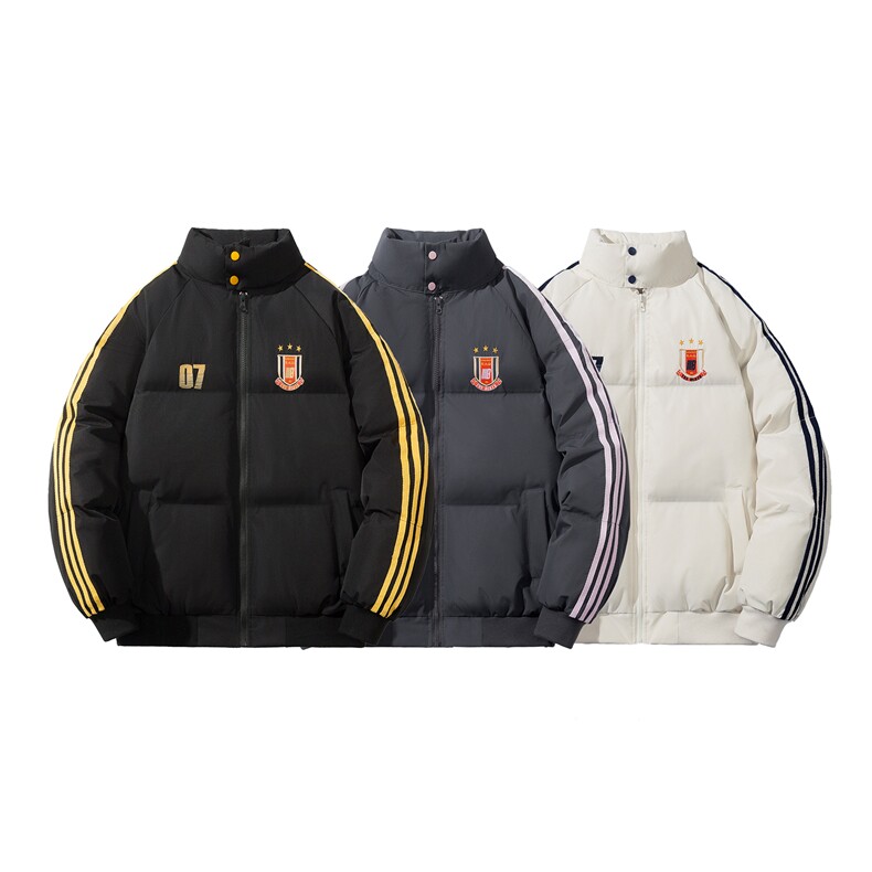 白底图抖音得物织带棉服刺绣logo棉衣休闲外套男女G1105P118,男装棉衣,电商A339