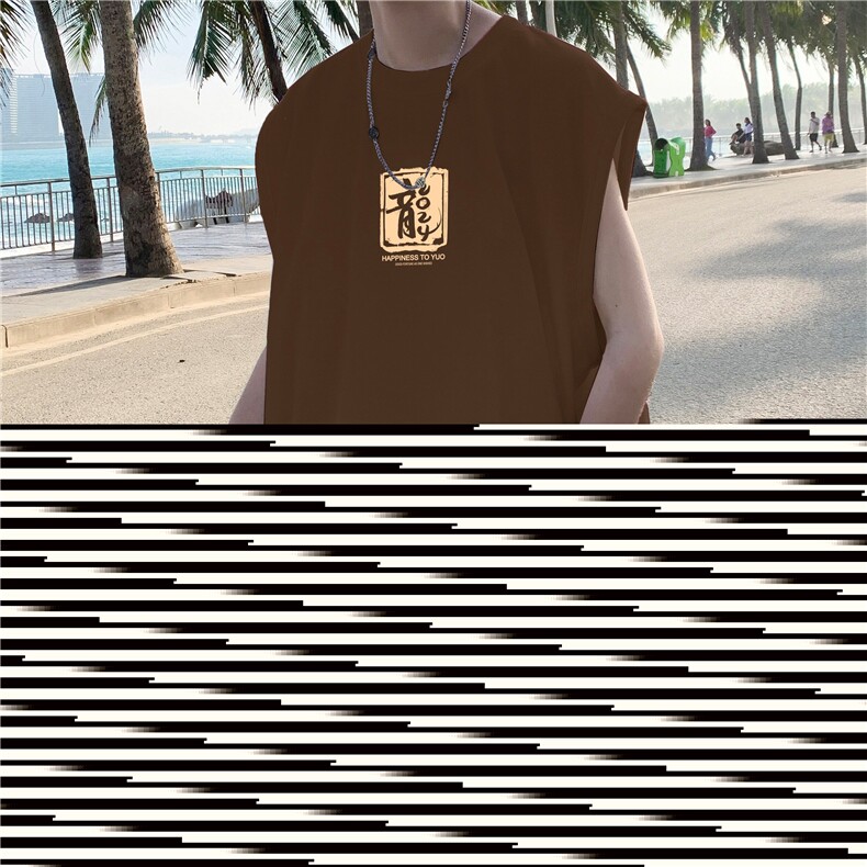 量大图低自动【有货】纯棉背心HD019-1-BX2560-P20,男装背心/马甲,电商019-1