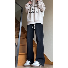 大货~美式高街vibe修身微喇抽绳松紧腰牛仔裤男K551-特P42控68，男装牛仔裤，星座1004-3
