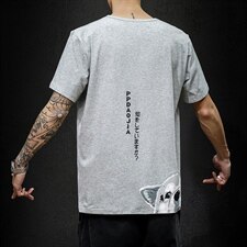 2021夏季新日系大码男马切达已注册卡通印花T恤宽松短袖T1006-P25，男装T恤，电商A001