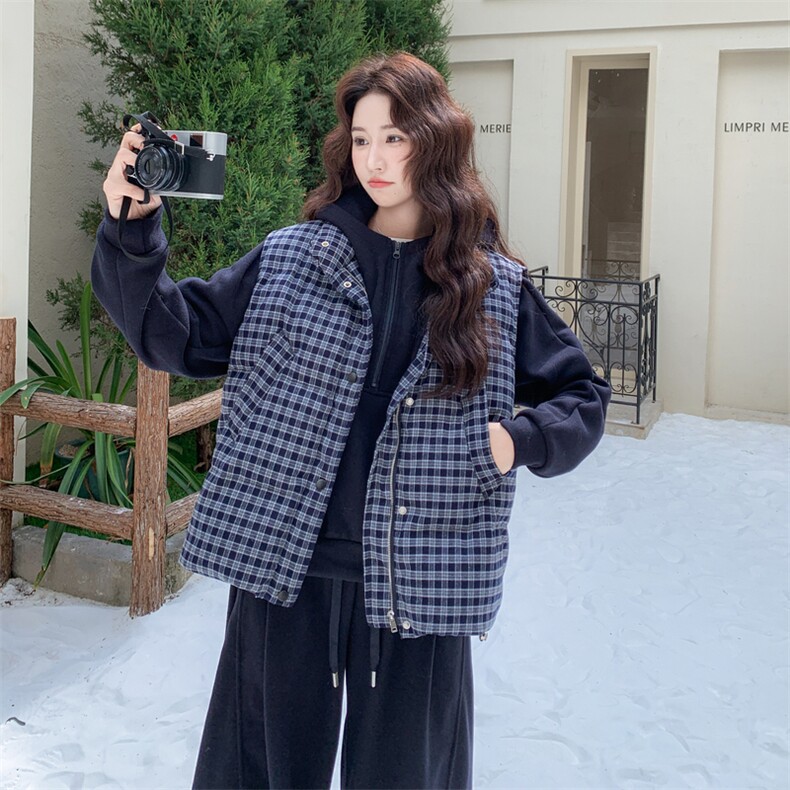 2025冬装新款羽绒马甲卫衣三件套2C99-P355-K468,女装套装/套裙,2C299