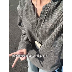 XZ809A/SYR59/特P24/控48/加绒特P34/控58小香风雪尼尔V领卫衣，男装卫衣，星座809A(原222-1)