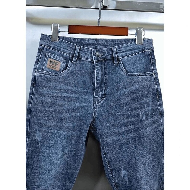 1506-1/KA1851加绒/P53冬季加绒加厚高端潮牌牛仔裤男士百搭修身,男装牛仔裤,星座1506-1