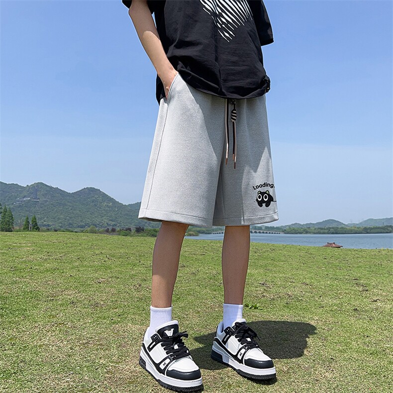 25年新款抖音直播得物高品质菠萝格运动休闲短裤K042P30,男装牛仔裤,电商C408(原B339-1)