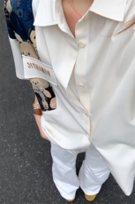 2025夏季新款港风女模大码冰丝短袖衬衫M-5XHC25538-特P25，男装衬衫，电商A022
