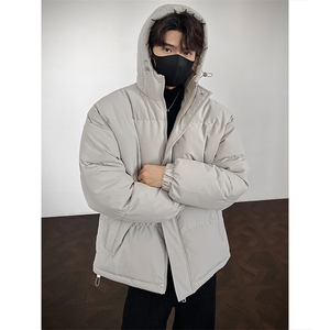 支持二开 冬装加棉加厚连帽棉服男女大码棉衣外套面包服 M811-P70图片