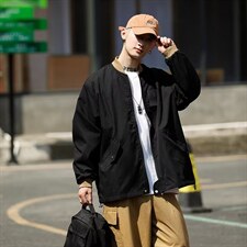 日系复古工装夹克男春秋款少年感百搭潮牌ins休闲外套W5324-P55，男装夹克，星座512-2