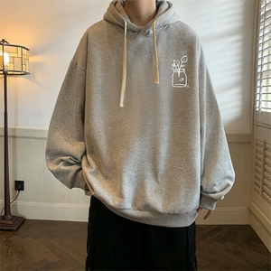 连帽卫衣男大码胖子帽衫大号运动服WY2430-P35图片
