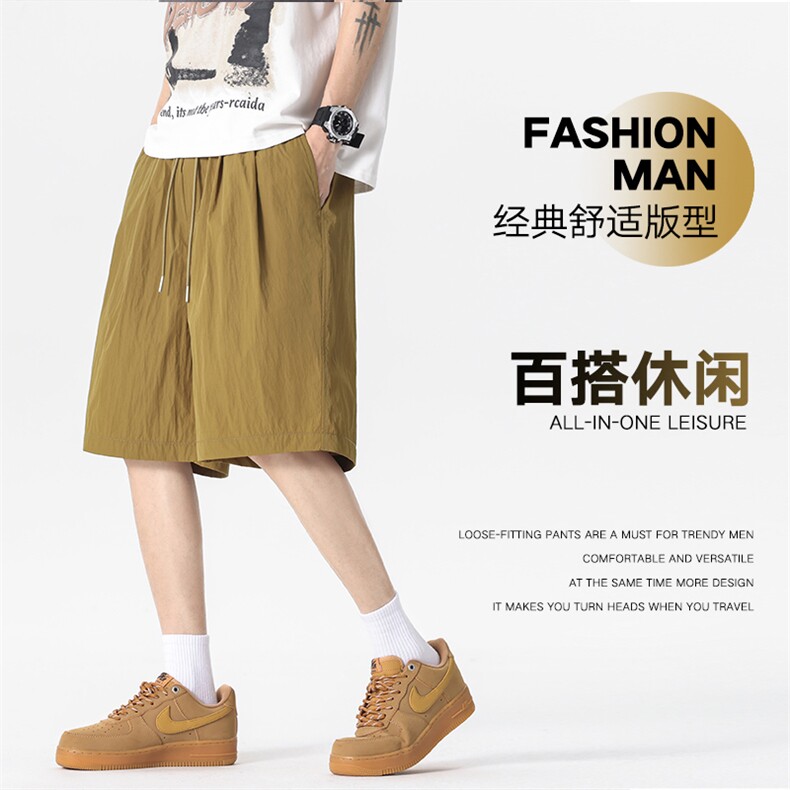 现货 夏季工装短裤男ins潮牌休闲百搭潮流痞帅五分裤D02518-P35图片