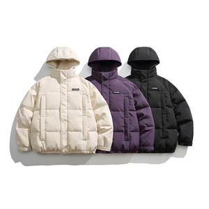 2026冬季新款男日系潮牌纯色连帽白鸭绒羽绒服加厚外套YR28-F235图片