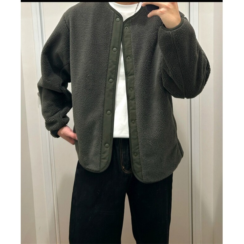 有货。。布写者 摇粒绒外套男女JF001-P75图片